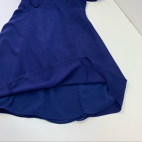 ASTR the Label Sweetheart Mini Dress Tie Shoulder Blue Size Small - Picture 7 of 10